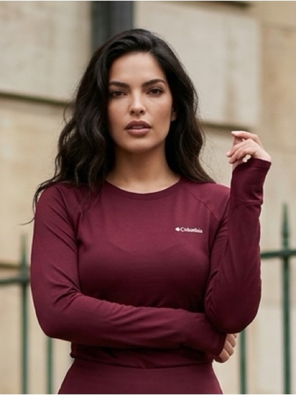 Columbia Women's Maroon High-Rise Leggings